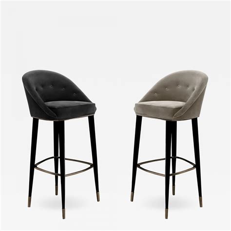 carlyle-collective-malay-bar-chair-furniture-stools-metal-upholstery-fabric|MALAY BAR CHAIR Carlyle Collective .